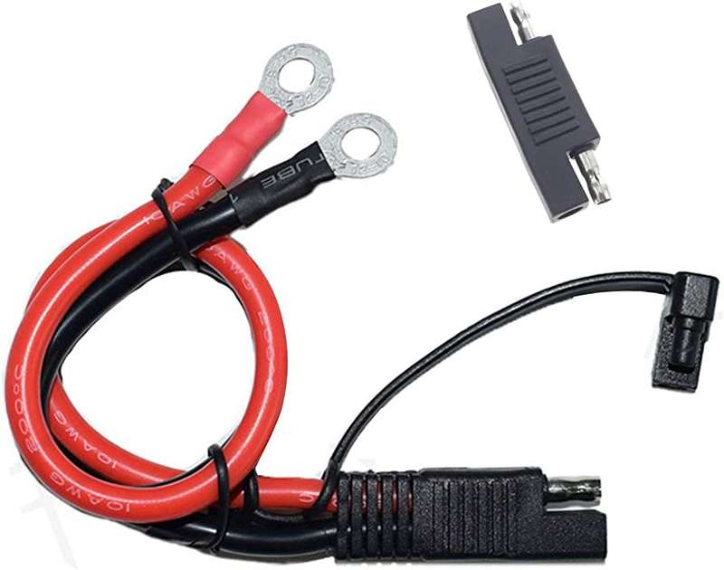 Solarix Battery Link Cable 30cm Length Black -16mm Cable With 8mm Battery Terminal Lugs Connector...
