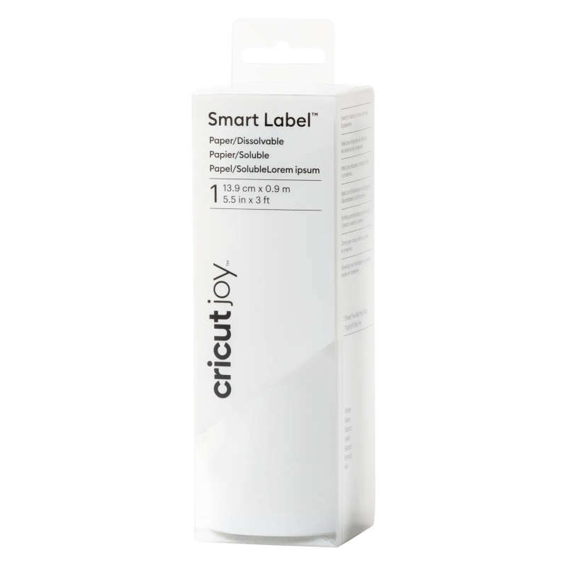 Cricut Joy Smart Dissolvable Paper Labels White 5.5X36 Inch - 2010061