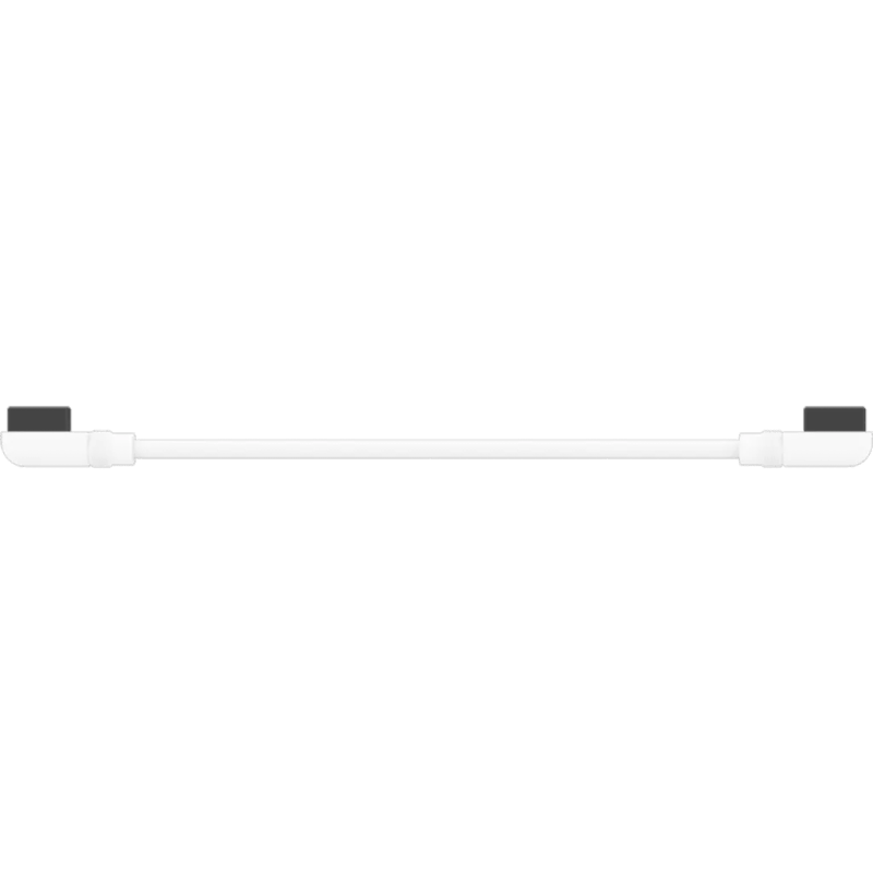 CORSAIR iCUE LINK Cable; 2x 135mm with Slim 90° connectors; White