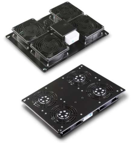 Zone Enclosures 4 Way Fan Unit Black