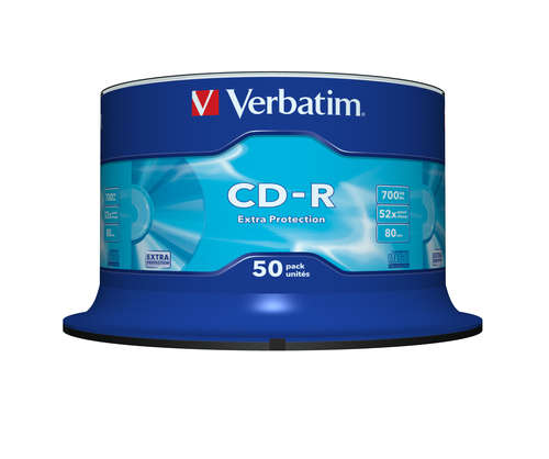 Verbatim Cd-r Extra Protect Sc 50pk