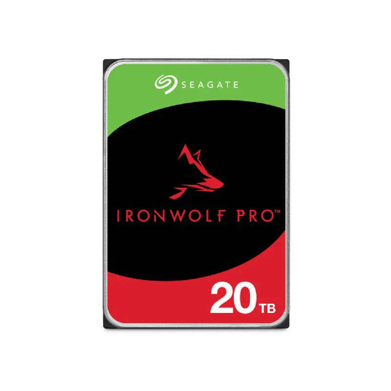 Seagate Ironwolf Pro St2000Nt001 20Tb 3.5'' Hdd Nas Drives 7200 Rpm; Sata 6Gb S Interface; 256Mb ...