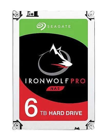 Seagate Ironwolf Pro St6000Nt001 6Tb 3.5'' Hdd Nas Drives 7200 Rpm; Sata 6Gb S Interface; 256Mb C...