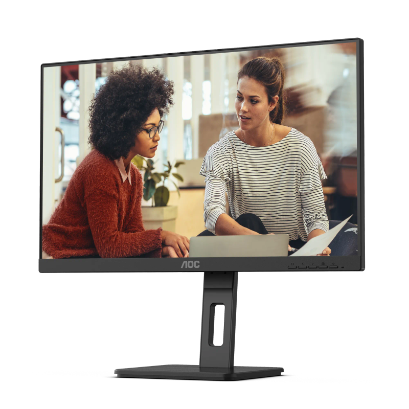 Aoc 24E3Qaf Monitor 23.8 Inch Ips Fhd 1920X1080 75Hz Hdmi Dp Vga Flicker Free; Low Blue Mode Inte...
