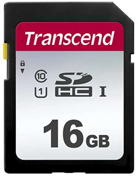 Transcend 300S 16Gb Uhs-I Class 10 U1 Sdhc Card - Tlc