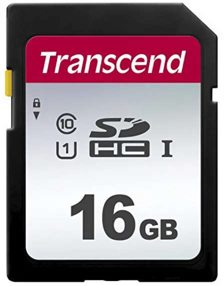 Transcend 300S 16Gb Uhs-I Class 10 U1 Sdhc Card - Tlc