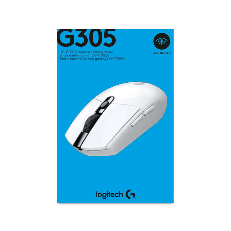 Logitechâ® G305 Lightspeed Wireless Gaming Mouse - White - 2.4Ghz Bt - N A - Ewr2 - G305