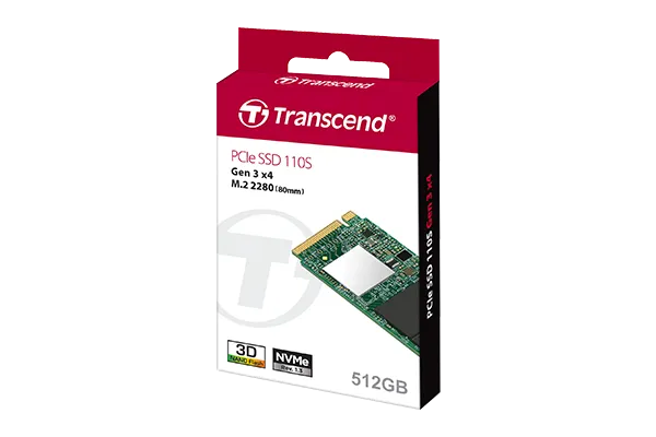 Transcend 128Gb Pci-E M.2 2280 Nvme Gen 3X4 Ssd -3D Tlc -Dramless