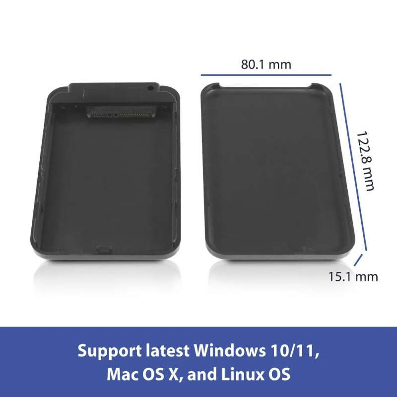 Vantec Nexstar Jx Nst-258B3 Usb 3.2 Gen 2X1 Type C & Type A Comatible 2.5Inch Disk Enclosure