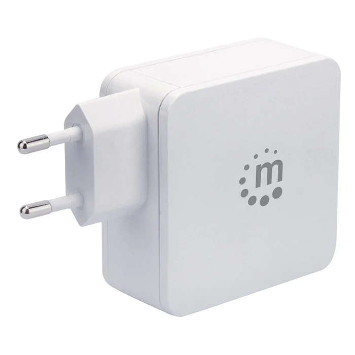 Manhattan Power Delivery Wall Charger - 60 W USB-C Power Delivery Port (up to 60 W) USB-A Chargin...