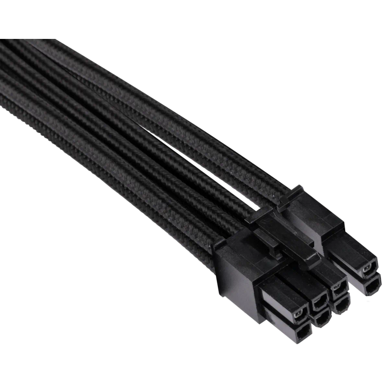 Corsair Premium Individually Sleeved PCIe Cables (Single Connector) Type 4 Gen 4  Black