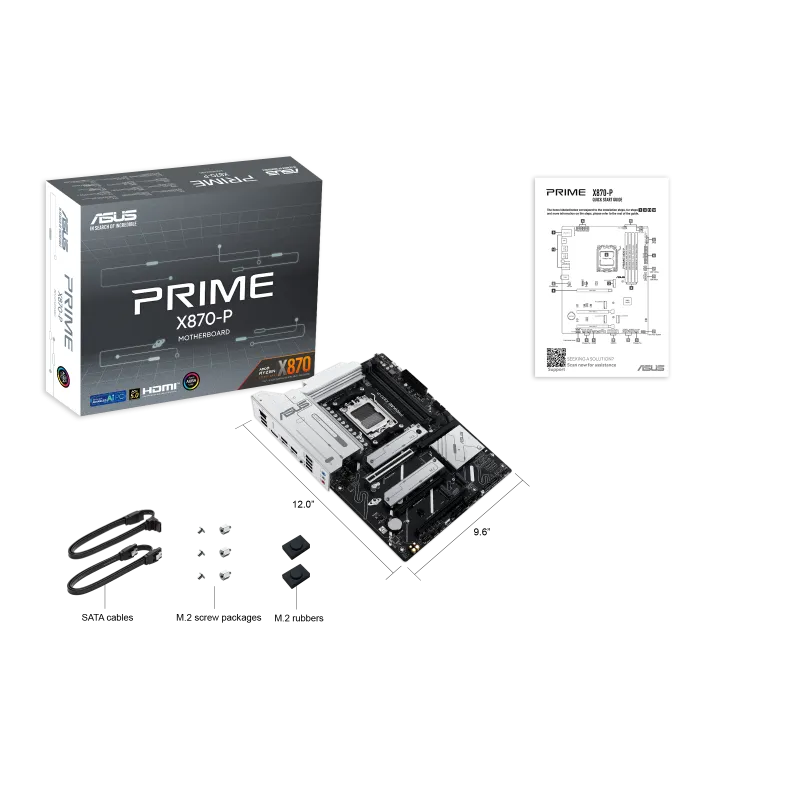 Asus Motherboard Am5 4Xdimm Max192Gb Ddr5 1Xdp 1Xhdmi 1Xpcie5X16 3Xpcie4X16 4Xm.2 2Xsata Raid