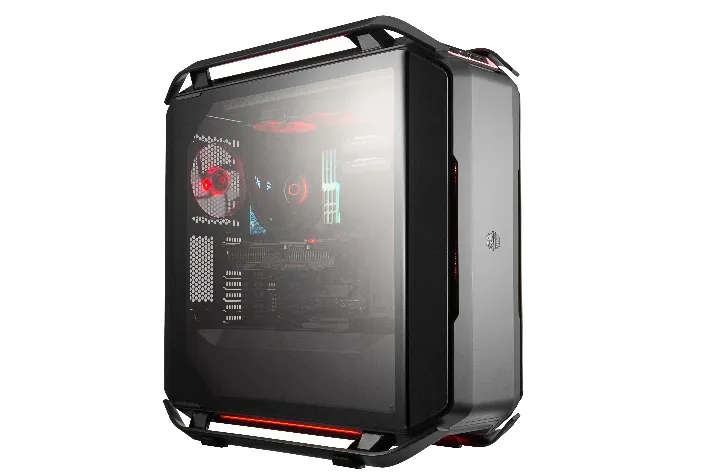Cooler Master Cosmos C700P Xl-Atx Black Edition Curved Tempered Side Window Argb Lighting Handles 4