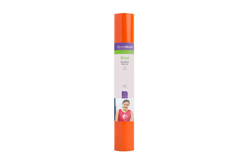 Cricut Sportflex Iron-On Orange 29X60Cm - Perfect For Activewear!