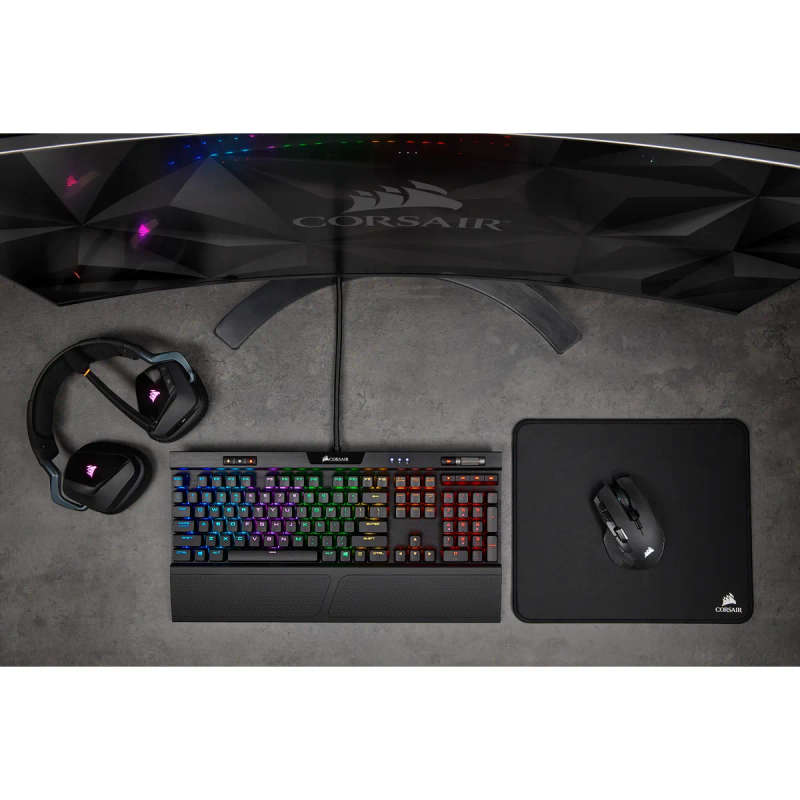 Corsair Ironclaw Rgb Wireless Rechargeable Gaming Mouse With Slispstream Wireless Technology Blac...