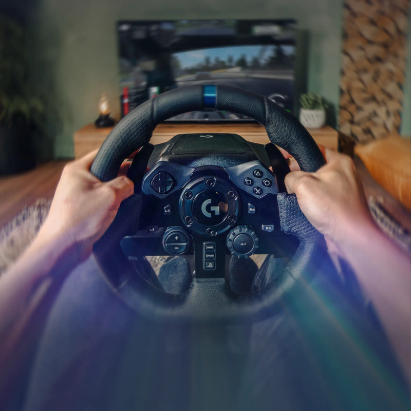 Logitech G923 Trueforce Sim Racing Wheel + Pedals (Pc Ps4 Ps5)