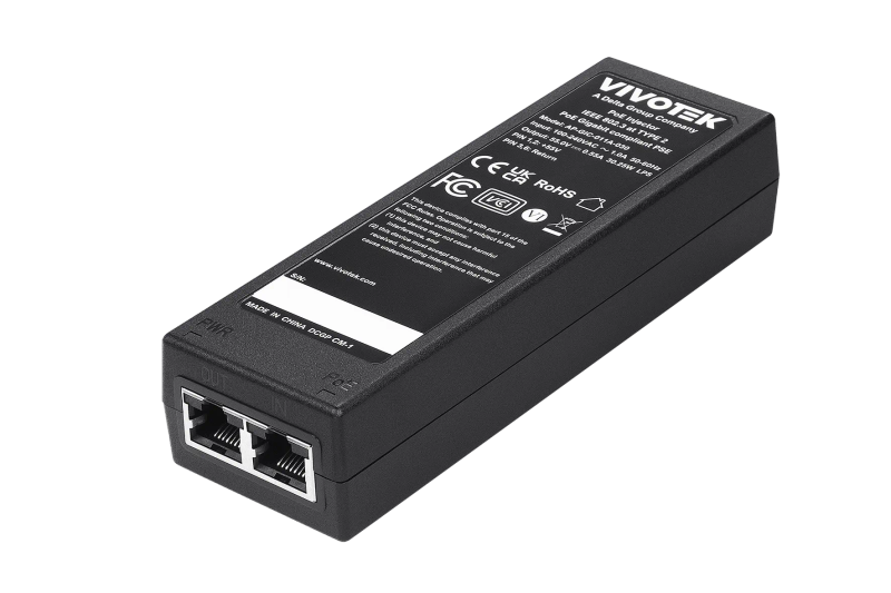 VIVOTEK 30W POE Ethernet Injector