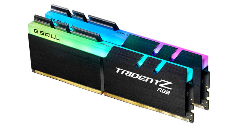 G.Skill Trident Z Rgb Ddr4-4000Mhz Cl18-22-22-42 1.35V 16Gb (2X8Gb) F4-4000C18D-16Gtzrb.