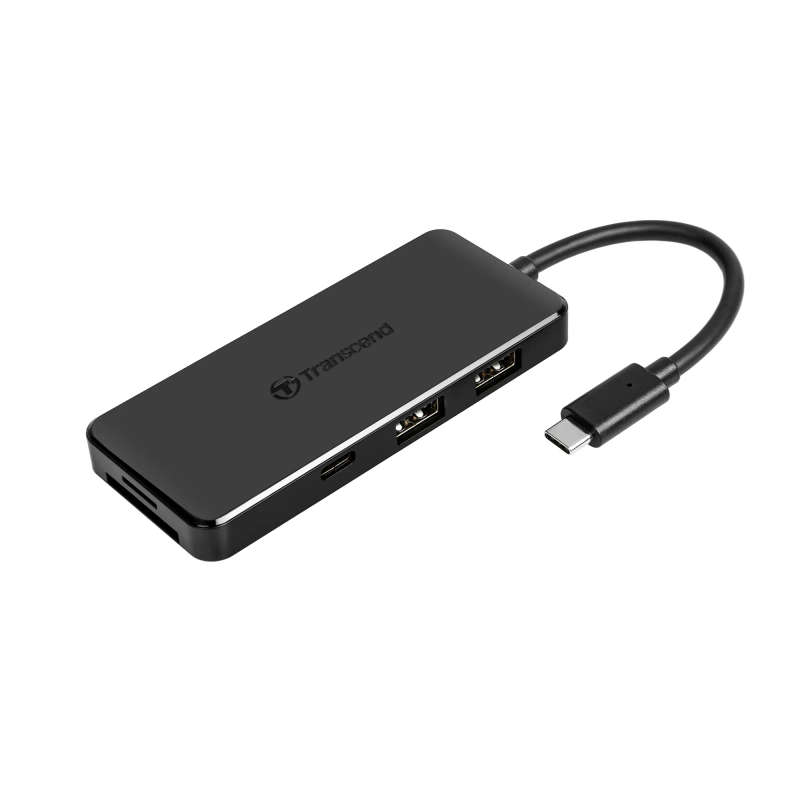 Transcend Ts-Hub5C Usb Type C Hub 2 X Usb 3.1 Gen 2 Type A 1 X Usb Type C Port 1 X Usb Type C Pd ...