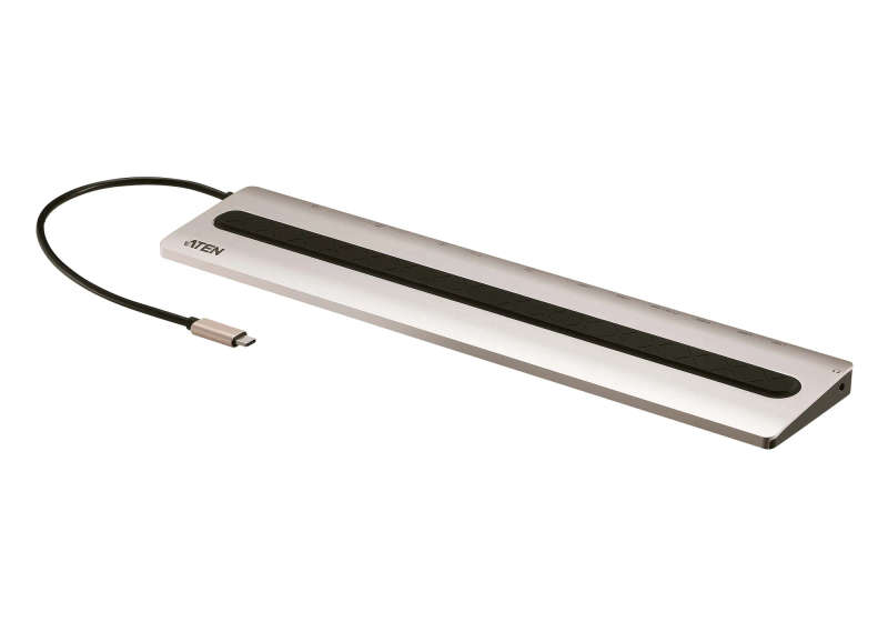 Aten 15'' Usb-C Multiport Dock With Power Pass-Through