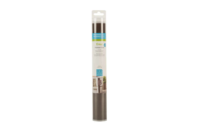 Cricut Premium Vinyl Permanent Coffee 12X48 - Durable And Versatile Crafting Vinyl!