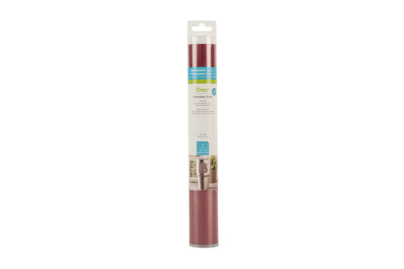 Cricut Premium Vinyl Perm 30X120Cm (Dark Red)