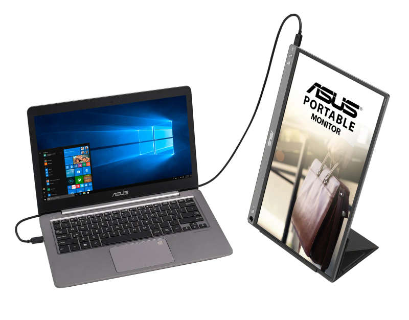Asus Monitor Asus Zenscreen Mb16Ace Portable Usb Monitor- 15.6 Inch Fhd 60Hz Hybrid Signal Soluti...