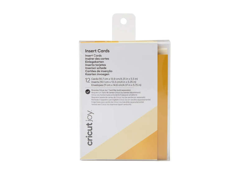 2008044 - Cricut Joy Insert Cards 12-Pack (Cream Holo)