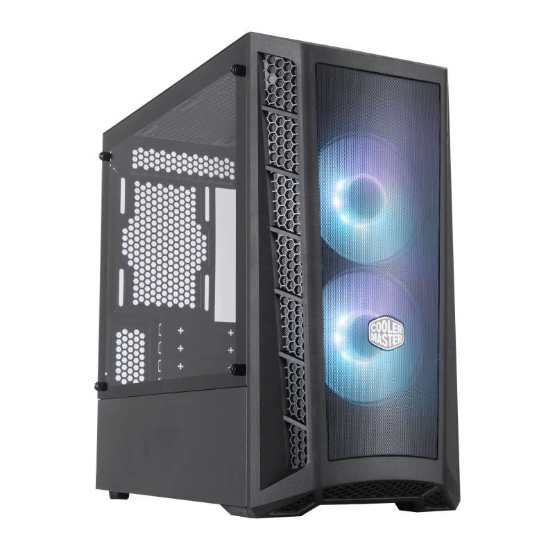 Cooler Master Masterbox Mb311L Matx Mitx Argb Tg Panel Argb Controller Included 2 X 120Mm Argb Fans