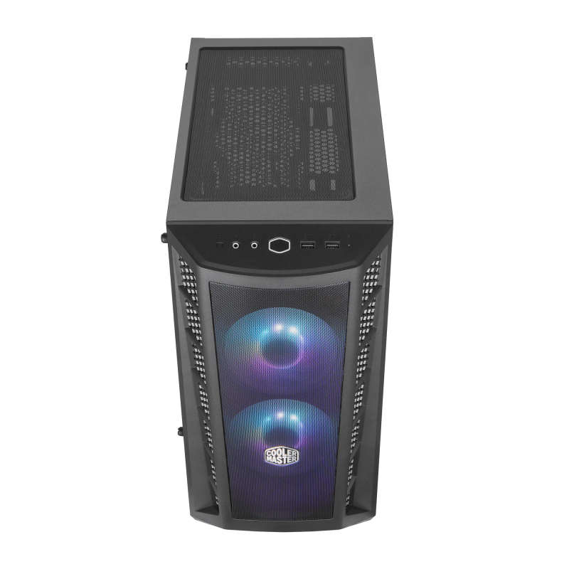Cooler Master Masterbox Mb311L Matx Mitx Argb Tg Panel Argb Controller Included 2 X 120Mm Argb Fans