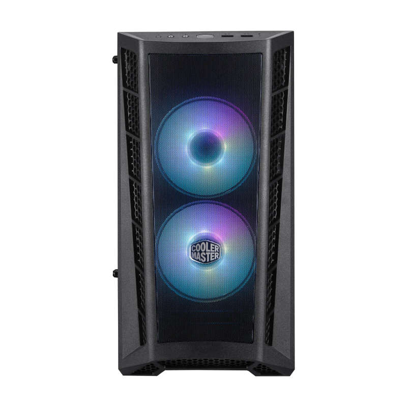 Cooler Master Masterbox Mb311L Matx Mitx Argb Tg Panel Argb Controller Included 2 X 120Mm Argb Fans