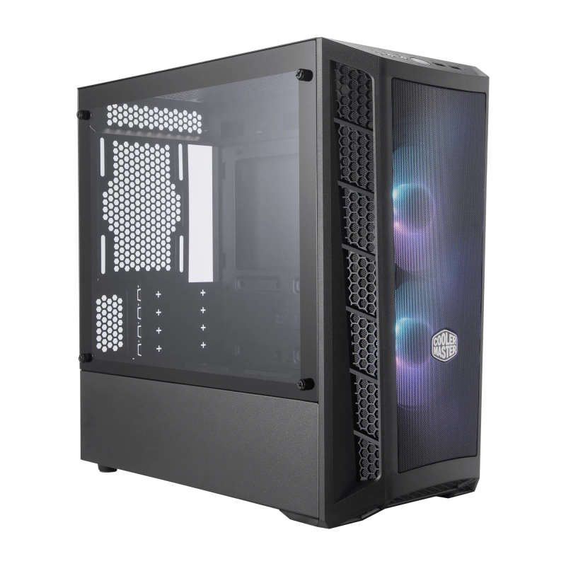 Cooler Master Masterbox Mb311L Matx Mitx Argb Tg Panel Argb Controller Included 2 X 120Mm Argb Fans
