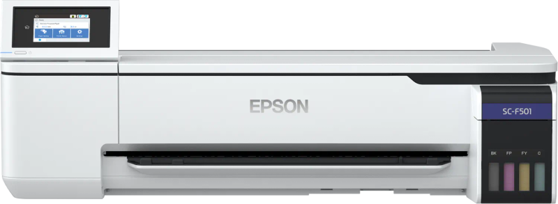 Epson SureColor SC-F501; Large Format Printers; 24 '' (61.0 cm); 4 Ink Cartridges; KCYM; 2.400 x ...