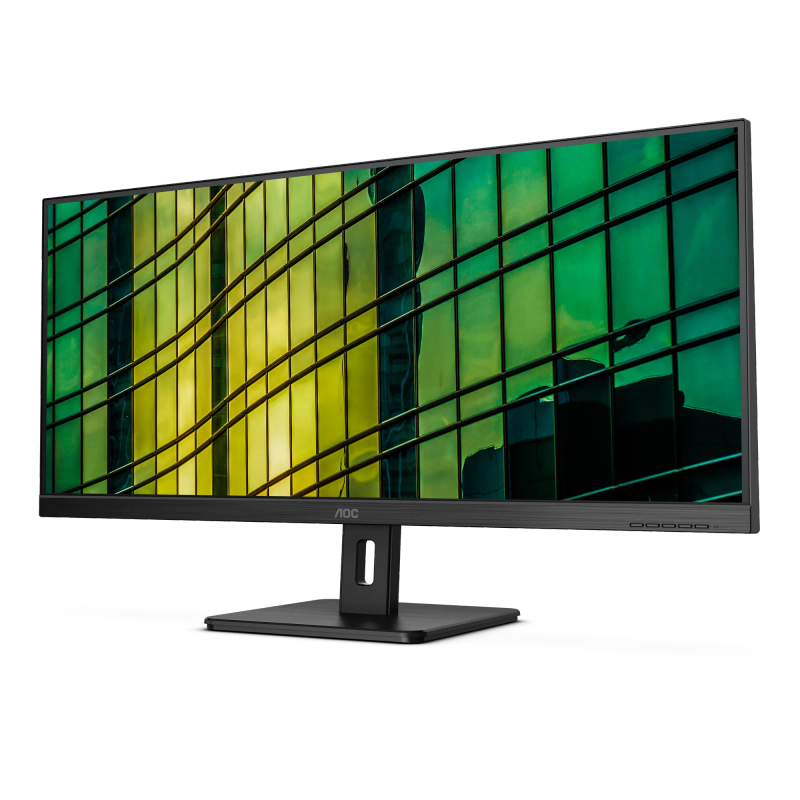 Aoc-U34E2M Monitor 34 Inch Wqhd 3440X1440 100Hz 1Ms Dp Vesa Flicker Free Low Blue Mode Adaptivesy...