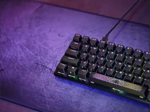 K65 PRO MINI RGB 65% Optical-Mechanical Gaming Keyboard - Corsair OPX switches - Black
