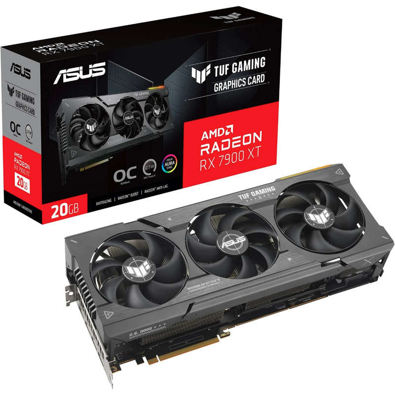 Asus Amd Radeon Rx 7900 Xt Pci Express 4.0 20Gb Gddr6 1Xhdmi 3Xdp Max 4 Display 352.9 X 158.2 ...