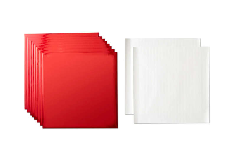 Cricut Transfer Foil Sheets 30X30Cm 8 Sheets (Red)