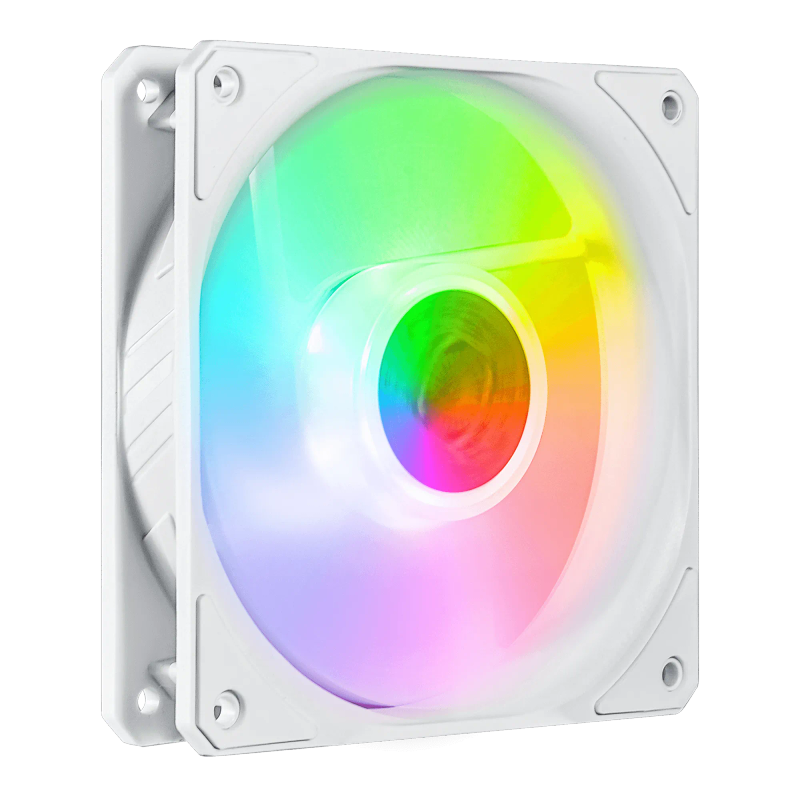 Cooler Master Sickleflow 120Mm Argb New Blade Design Enhanced Fan Frame Sealed Bearing 62Cfm 3 Pa...