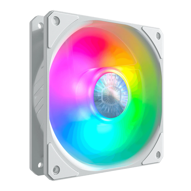 Cooler Master Sickleflow 120Mm Argb New Blade Design Enhanced Fan Frame Sealed Bearing 62Cfm 3 Pa...