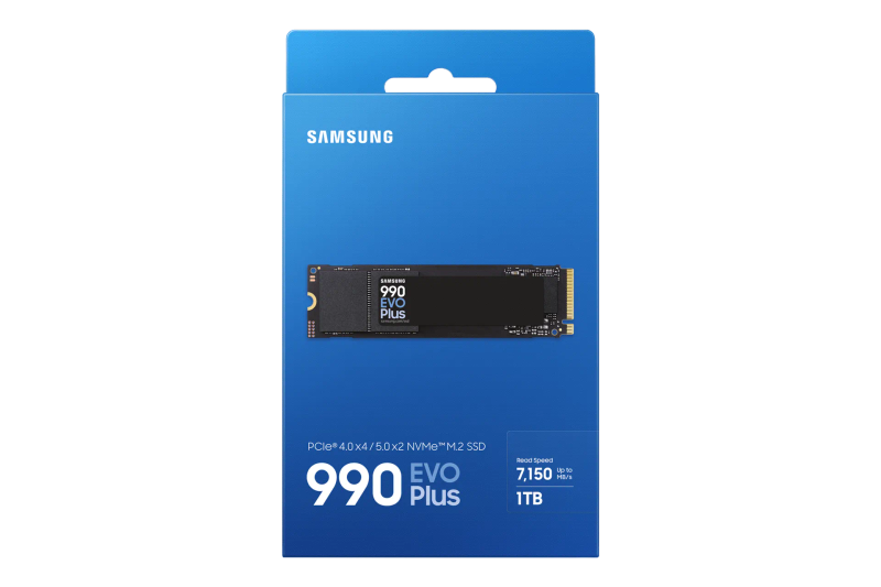 Samsung Mz-V9S1T0Bw 990 Evo Plus 1Tb Nvme Ssd - Read Speed Up To 7150 Mb S; Write Speed To Up 630...