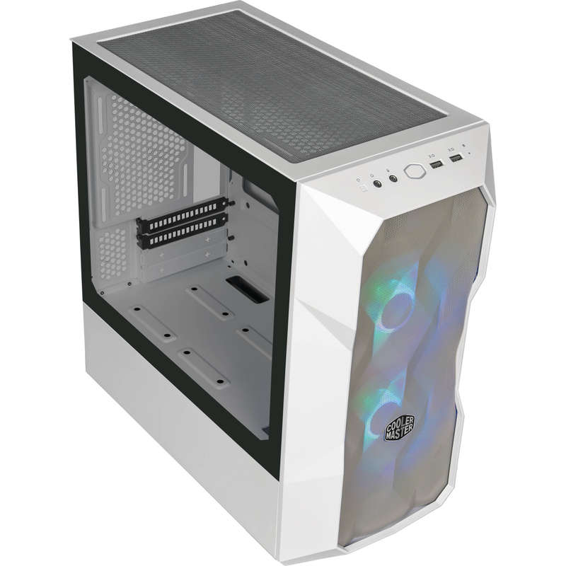 Cooler Master Masterbox Td300 Black Micro Atx Mini Itx Mesh Front Panel Dual Argb Fans Tempered Glas