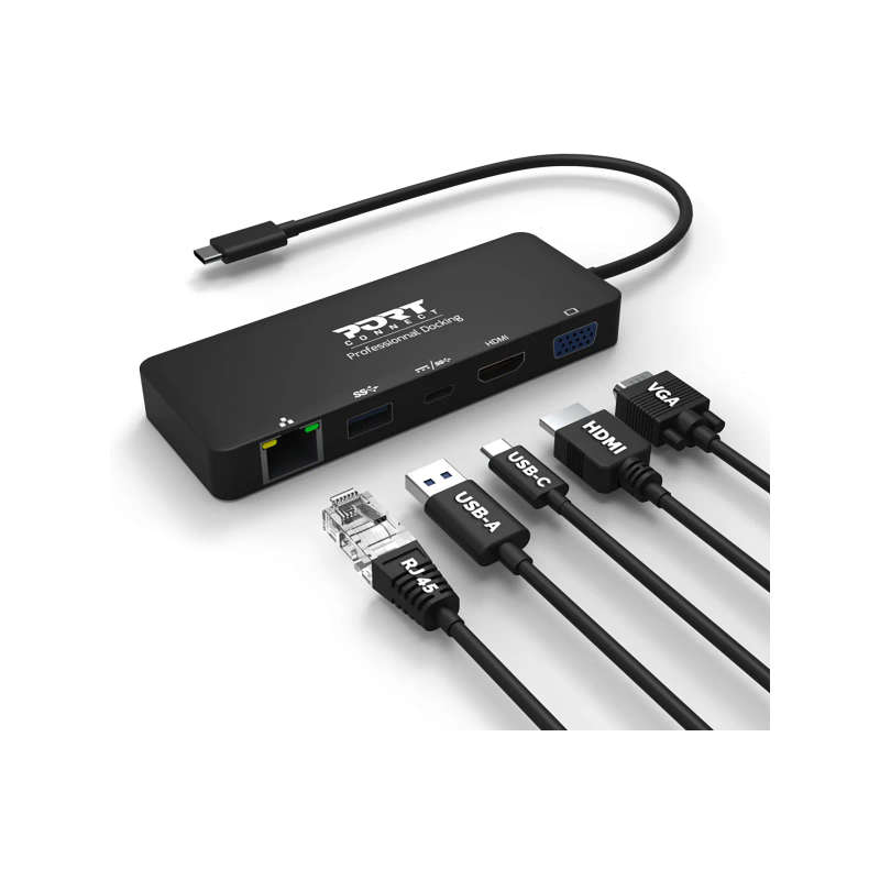 Port Docking Station - Universal Travel - Type-C - 1X4K - 85W