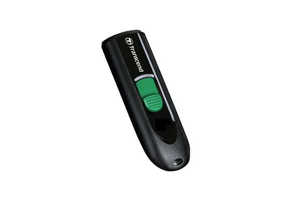 TRANSCEND 128GB JF790C USB C (5Gpbs) CAPLESS FLASH DRIVE - BLACK AND GREEN