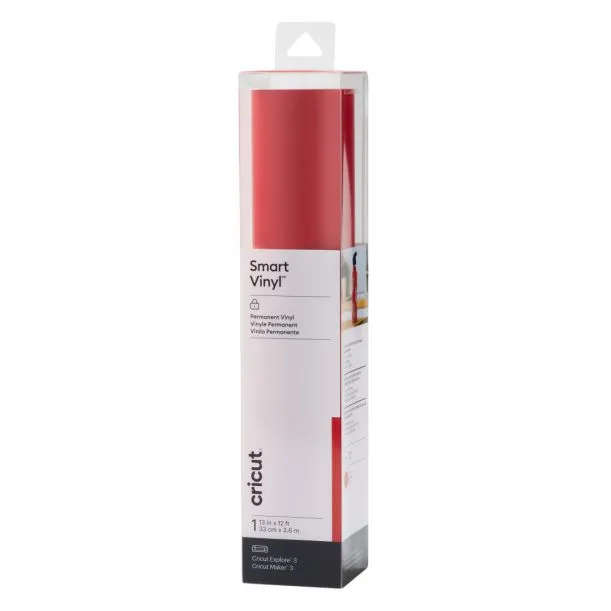 Cricut Smart Vinyl Perm 33X366Cm 1 Sheet (Red)