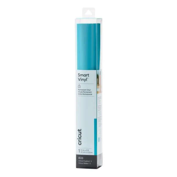 Cricut Smart Vinyl Permanent 33X91Cm 1 Sheet (Aqua)