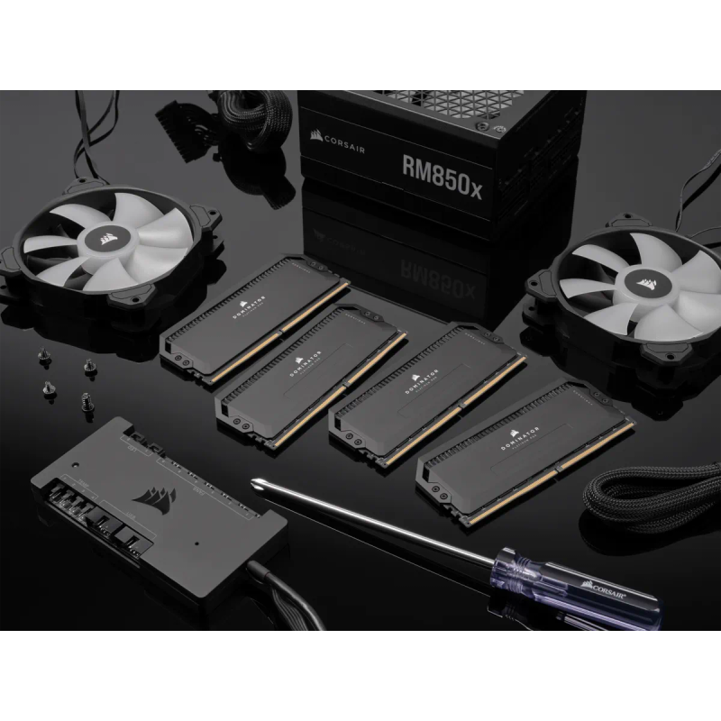 CORSAIR DOMINATOR RGB DDR5 32GB (2 x 16GB) DDR5 7200 CL34-44-44-96 1.45V Intel XMP - BLACK