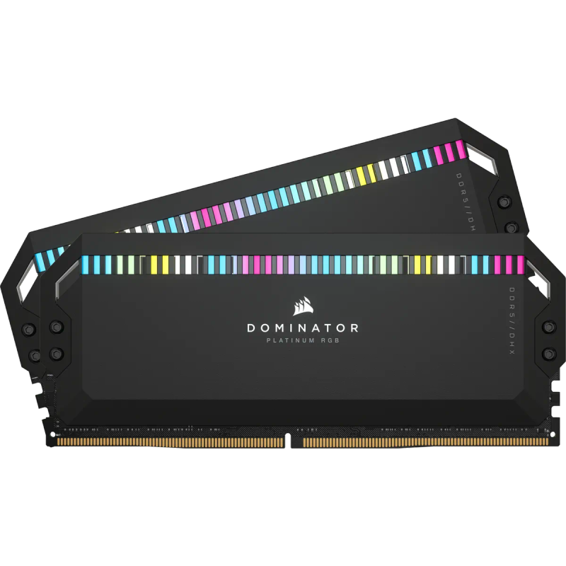 CORSAIR DOMINATOR RGB DDR5 32GB (2 x 16GB) DDR5 7200 CL34-44-44-96 1.45V Intel XMP - BLACK