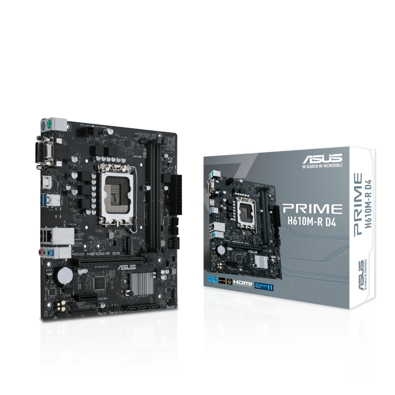 Asus Lga1700 For 10 11Th Gen; 2Xddr4; Max 64Gb; 1Xpcie 4.0 3.0 X16; 1Xpcie3.0X1; 1Xm.2; 4Xsata; 4...