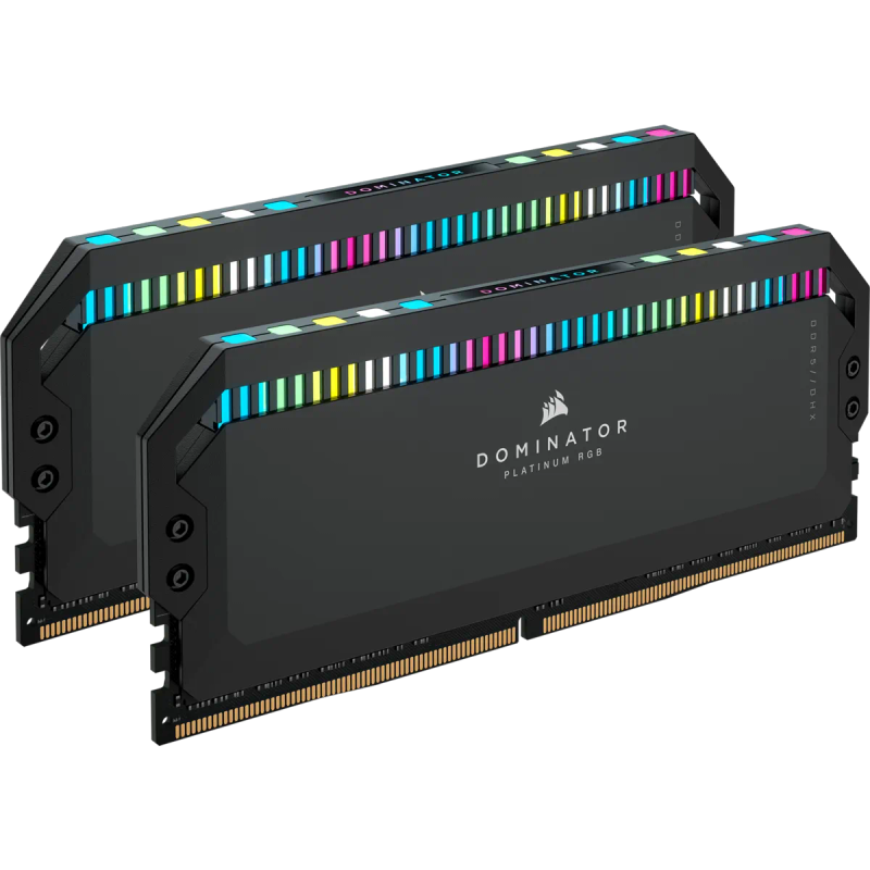 CORSAIR DOMINATOR RGB DDR5 32GB (2 x 16GB) DDR5 7200 CL34-44-44-96 1.45V Intel XMP - BLACK