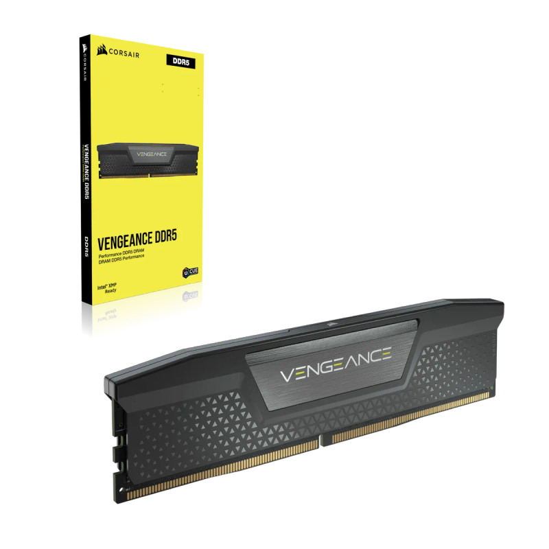 CORSAIR VENGEANCE DDR5 96GB (2 x 48GB) DDR5 5200 CL38-38-38-84 1.25V Intel XMP - BLACK